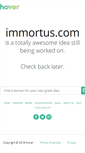 Mobile Screenshot of immortus.com